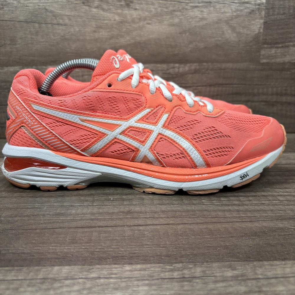 Asics GT-1000 5 Pink Womens US Size 7.5 EUR 39 T6A8N Running Shoes